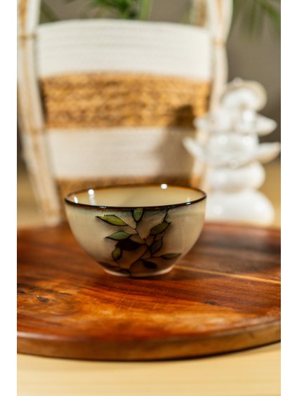 Tradičná japonská miska na matchu Bamboo