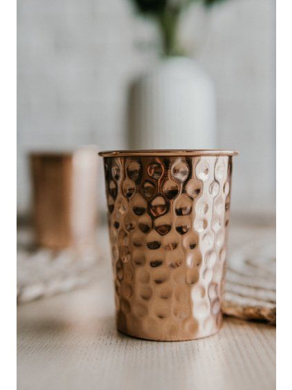 Medený pohár Monks kovaný 250ml
