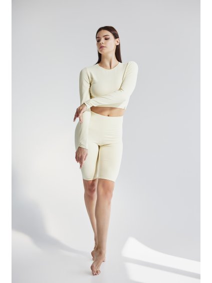 Jóga crop top Parvati Milky