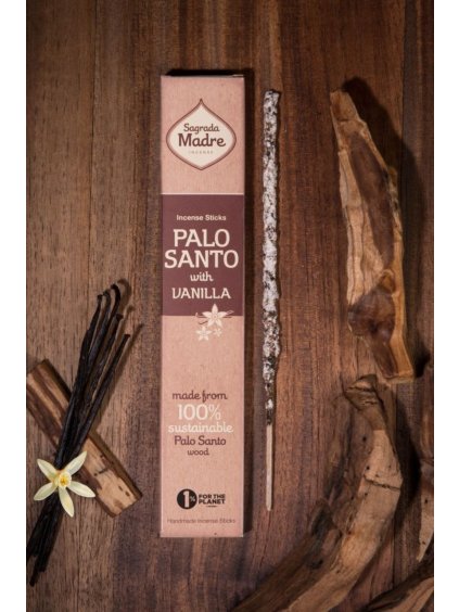Vonné tyčinky Sagrada Madre Palo Santo & Vanilla
