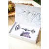 Masážny set Gua Sha a masážny valček z ametystu