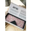 Brazílska ruženínová maska na oči Rose Quartz