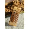 Drevený hrebeň 7 Čakier z Neemového dreva