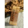 Dřevěný hřeben 7 čaker ze dřeva Neem