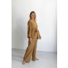 Lněné kimono Monks Caramel