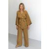 Lněné kimono Monks Caramel