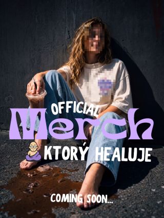 Merch, ktorý healuje 💜 Coming soon…