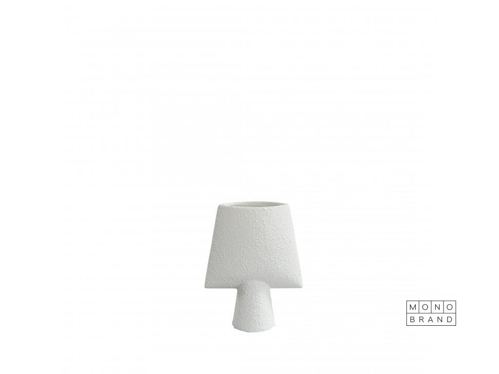 202002 Sphere Vase Square, Mini Bubble White White Packshot