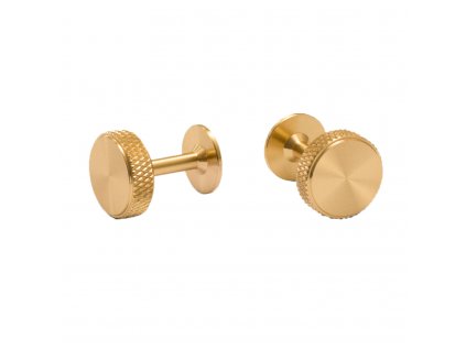 Cufflink brass cut out