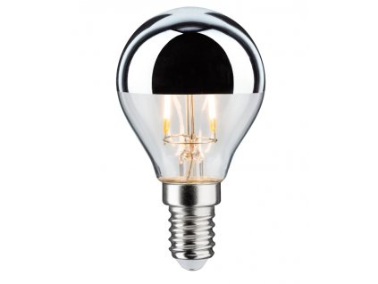 1190 led zarovka se stribrnym zrcadlovym vrchlikem 2 5w e14