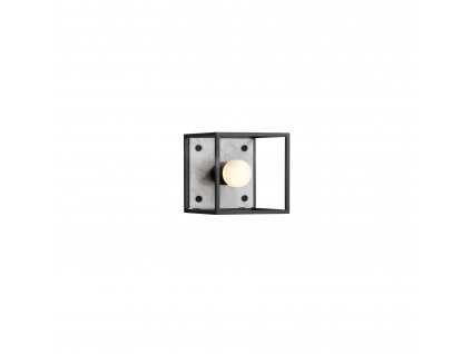 CAGED wall 1.0 SMALL Polished White Marblecut out