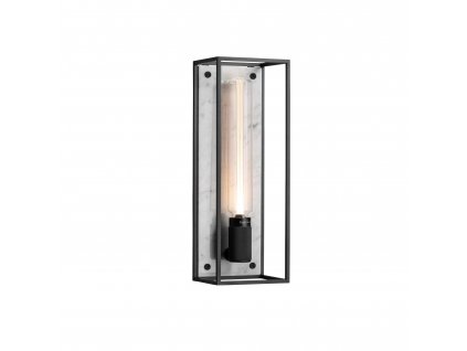 CAGED wall light 1.0 LARGE Polished White Marble