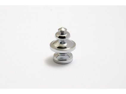 pearl s knob hook polished aluminium