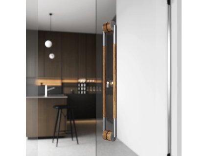 Double Sided Closet Bar for glass doors 960, set