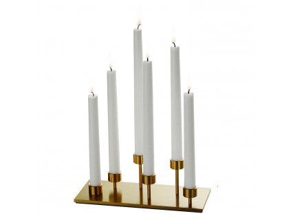 1500x1500 Machined Candelabra Brass