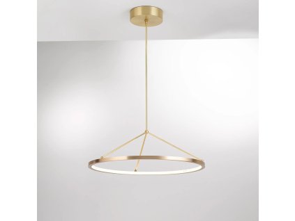 ring pendant light in brushed brass RIO IN PENDANT LIGHT by KAIA
