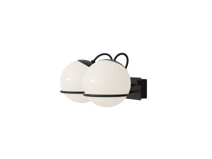 Model 237 2 2 Opaline Spheres 14cm Diameter Black Mount 300dpi