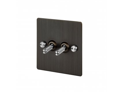 Toggles Dimmers Side Cut Outs 0000s 0003 2G Smoked Bronze Steel