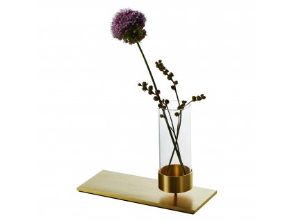 Machined Vase Brass