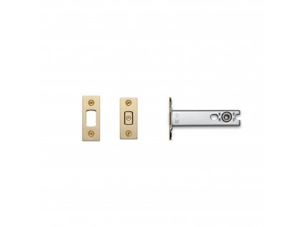 3000x3000 DEADBOLT LATCH 82MM BRASS Cutout