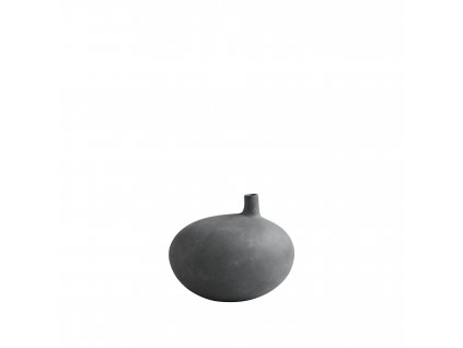 011288 Submarine Vase, Small Dark Grey White Packshot
