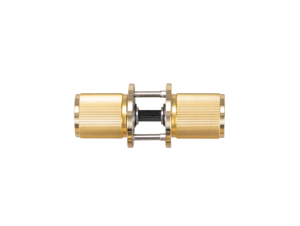 Door Knob Fixed+ROW Linear Front Brass side