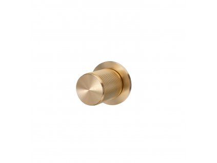 Door Knob Fixed+ROW Linear Front Brass A1