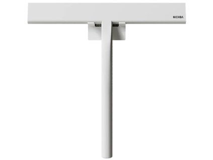 Shower wiper white transparent