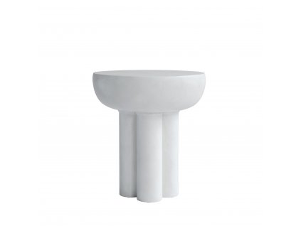 214017 Crown Table, Tall Bone White White Packshot