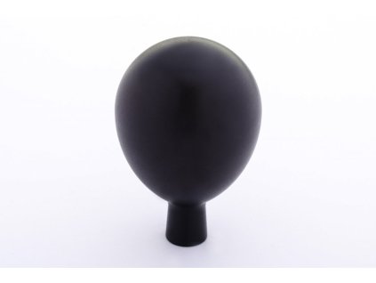 drop 28 knob hook black alumunium
