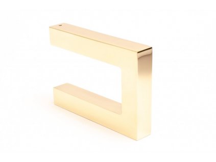 square wallhanger polished brass