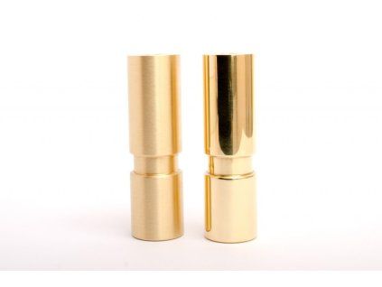 cylinder 100 leg brushed polished brass