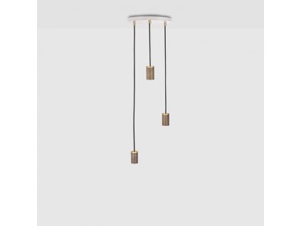 WALNUT TRIPLE PENDANT