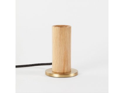 KNUCKLE TABLE LAMP OAK