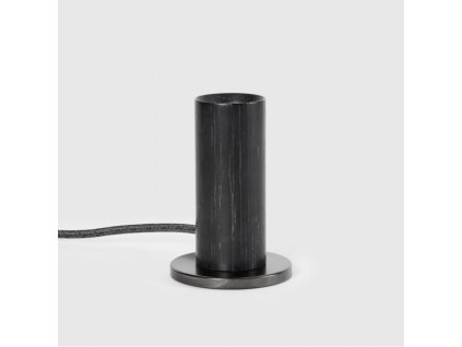 KNUCKLE TABLE LAMP BLACKENED OAK