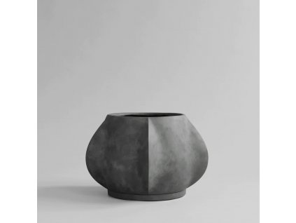 8793 4 arket plant pot medio dark grey