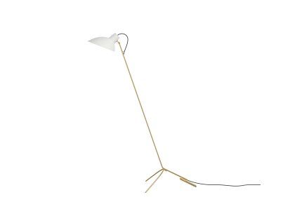 VV Cinquanta Floor Brass Frame White Reflector 300dpu