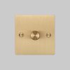 2. 1G Dimmer Front Brass