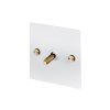 WHITE & BRASS 1S Buster & Punch Cut Out