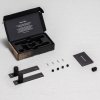 furniture knob Plate black square
