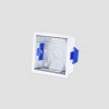 1. Backbox Plastic Single Module 1