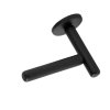 Dline Pebble Spare toilet roll holder black