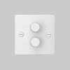 2. 2G Dimmer Front White