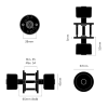 door knob set cast tech