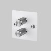 1. 2G Dimmer White Steel