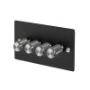 4G Dimmer Black Steel