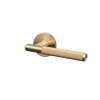 ROW Door handle Linear Brass A1