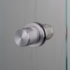 Door knob Fixed Linear Double sided Steel