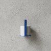 toilet paper holder extra blue