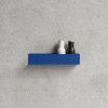 metal wall shelf blue